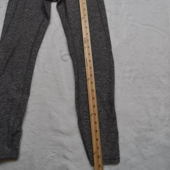 Lululemon Pure Practice Leggings Sz 6 Mid Rise Athleisure Yoga Workout Sporty - Picture 12 of 16